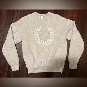 Victoria’s Secret PINK Ivy Fleece Classic Crew Sweatshirt XS in Grey